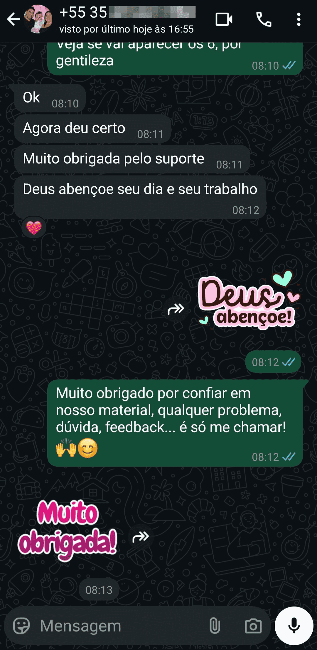 Feedback do cliente 4